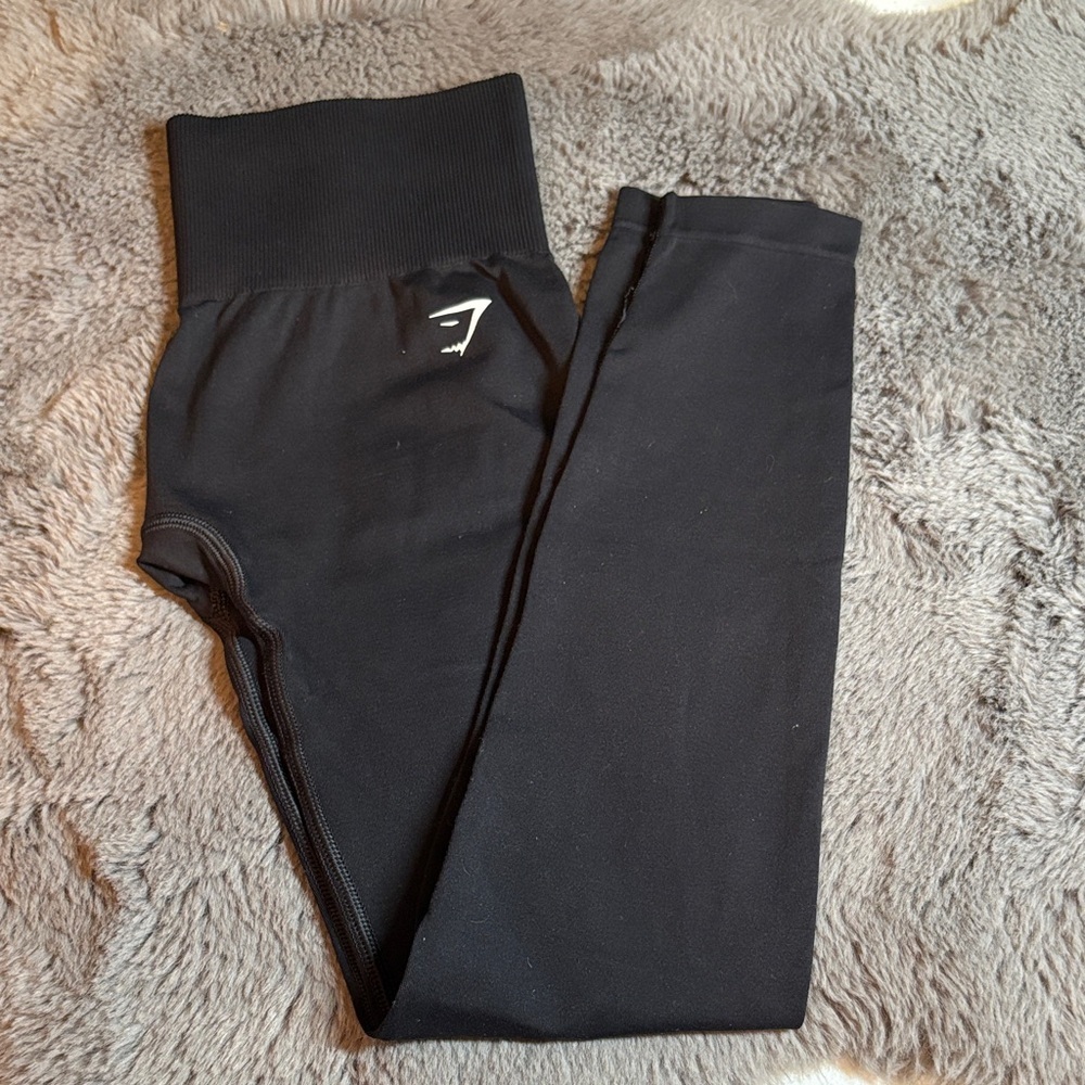 Gymshark Black High-Rise Seamless Leggings size xs